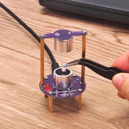 OSOYOO Ultrasonic Levitation Soldering Kit, STEM Electronics DIY Practice Kit for Beginners to Learn to Solder, Build Sound Wave Floating Ball Experiment, USB Powered Science & Engineering Project - Image 3