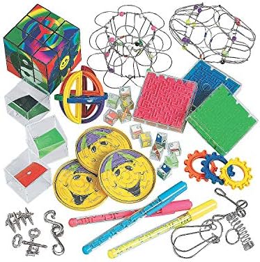 Fun Express Brain Teaser Games Assortment Kit, Bulk 50 Piece Set - Image 4