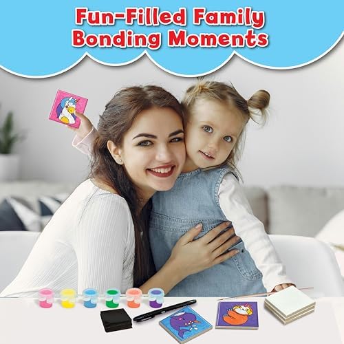 Small World Toys Unicorn Magnetic Tiles Craft Kit for Kids Ages 5+ - Image 6