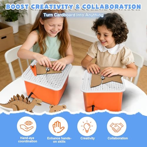Cardboard Cutter for Kids, STEAM Educational Toys for Boys Girls Ages 5+ - Image 5