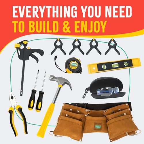 SparkJump Deluxe Kids Tool Set and DIY Wood Building Kits - Image 2