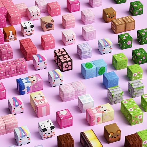 GobiDex 100PCS Magnetic Blocks Kid Building Toys for 3+ Years Old Girls - Image 3