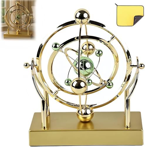 Celestial Orbit Perpetual Motion Pendulum, Kinetic Art Desk Decor 3D Space,Battery Powered Perpetual Motion Machine, Kinetic Art Desk Decor Science, Magnetic Balance Model for Home Or Office by Unknown