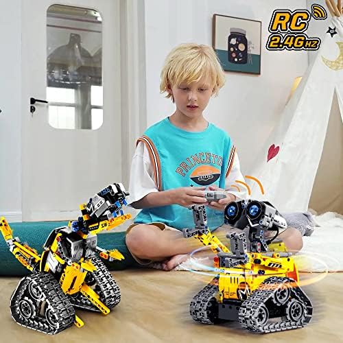 HOGOKIDS 5 in 1 Robot Building Toys for Kids - Remote & APP Controlled Set - Image 6