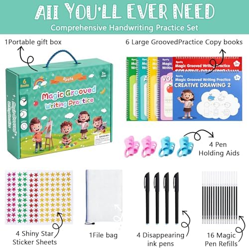 Magic Grooved Writing Practice for Kids Ages 3-8 - Image 2