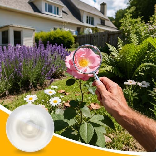 PATIKIL 2Pcs Fresnel Lens, 100mm Diameter Acrylic Lens Solar Focal Length 50mm Magnifier Glass for Solar Heating Small Magnifier Physics Teaching, Transparent - Image 5