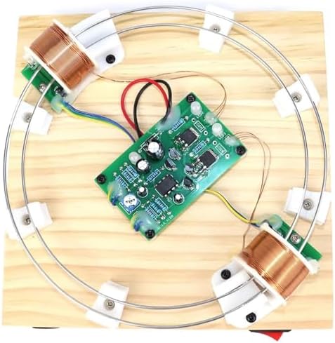 DIY Electromagnetic Accelerator Cyclotron Electrical Magnetic Induction Circular Motion of Iron Ball Coil Magnetism Physics Experiment Scientific Equipment,Brushless Motor Cyclotron Model - Image 3