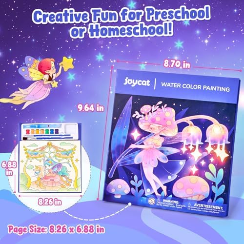 JoyCat Paint with Water Coloring Books for Toddlers (Elf Friends) - Image 5
