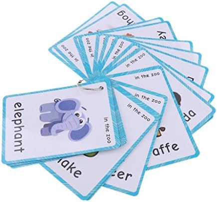 32 pcs Wild Animals Flashcards for Kids | Learning Cards & Montessori Pocket Cards for Pre-K Wall Stickers and Insect Themed Party, Online Classroom | Teacher/Autism Therapists Tools - Image 6