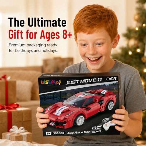WISEPLAY Building Blocks RC Car Building Kit for Boys & Girls 8-12, STEM Remote Control Car Building Kit Gift - Image 6