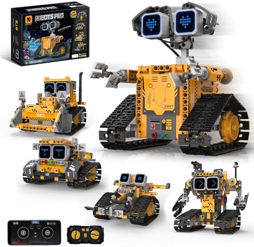 STEM Robotics Kit for Kids 8-12, APP & Remote Control Robot Building Kits by Sciencow