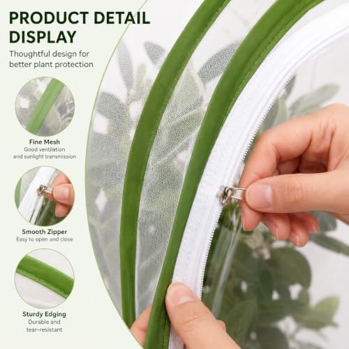 Insect & Butterfly Habitat Cage, Portable Pop-Up Terrarium with Mesh Sides, Bug Catching & Observation Enclosure for Caterpillars, Small Insects, Outdoor & Classroom Use, 12.0 Inches Tall - Image 4