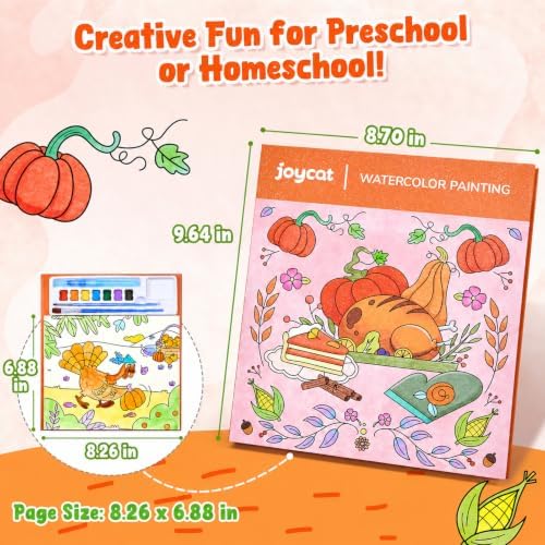 JoyCat Paint with Water Coloring Books for Toddlers (Thanksgiving) - Image 5