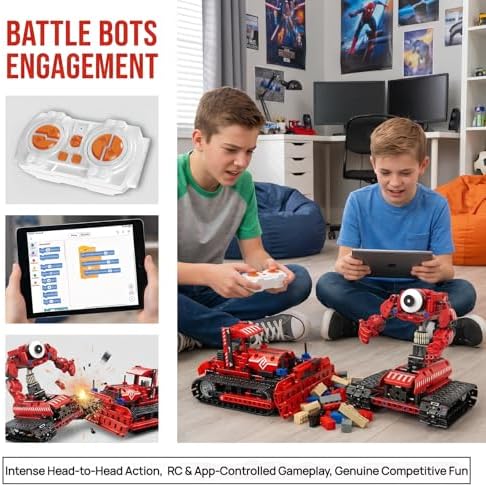 Robot Building Kit, 5-in-1 Programmable Robot Kit, App Coding - Image 3