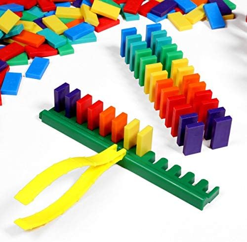 Bulk Dominoes Mini Domino Kit | Dominoes Set, STEM STEAM Small Toys, Family Games for Kids, Kids Toys and Games, Building, Toppling, Chain Reaction Sets (Starter) - Image 6