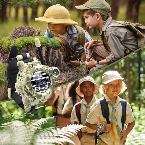 Kids Walkie Talkie Watch, Rechargeable Spy Army Toys for Boys Ages 8-13 - Image 6