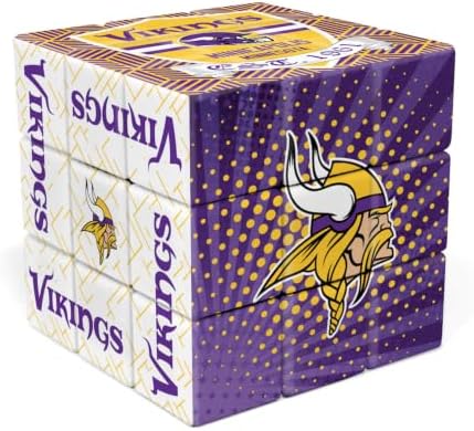 Party Animal NFL Football Speed Cube Puzzle, Minnesota Vikings by PartyAnimalInc