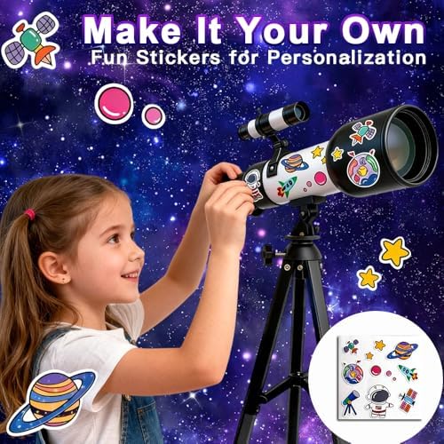 Telescope for Kids, 60mm 90x Beginner Telescope with Tripod - Image 2