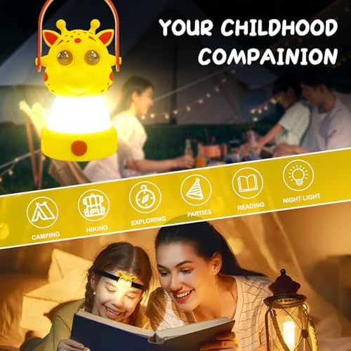 Let's Explore LED Camping Lantern & Headlamp, Battery Powered Night Light, Gift for Birthday, Lightweight Tent Lamp for Children (Deer Set) Age 6+ 8 9 10 11 12 13 14 - Image 5