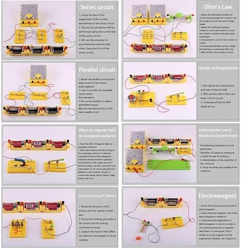 Electromagnetism Experiment Box - Kit for Electric Bell, Magnetic Force on Current-Carrying Conductor & Rheostat Experiments - Image 5