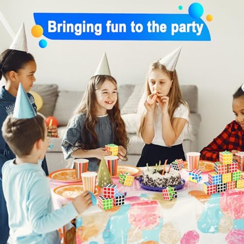 GOLDGE 40 Mini Cube Puzzles, 1.18in 3x3, Fun Party Favors for Kids - Image 7