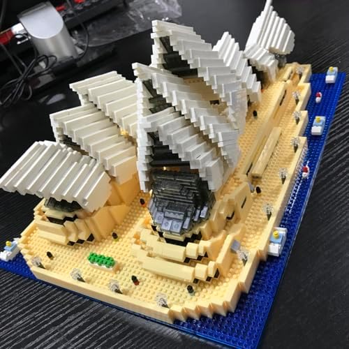 Micro Mini Blocks Sydney Opera House Micro Block Building Model Set Famous Architectural Toys Gifts for Kid and Adult 4131PCS - Image 3