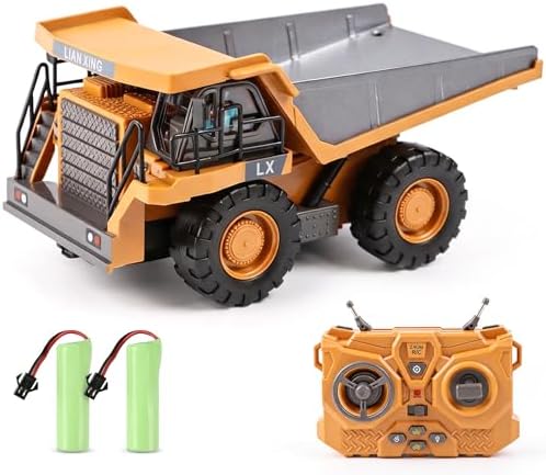 RC Dump Truck Toy, Remote Control Construction Truck with Bed Lift/Lower by Unknown