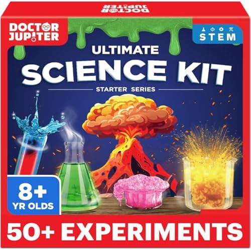 Doctor Jupiter Ultimate Science Experiments Kit for Kids Ages 8+ by DoctorJupiter