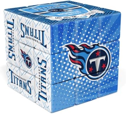 Party Animal NFL Football Speed Cube Puzzle, Tennessee Titans by PartyAnimalInc