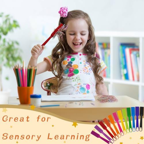 SAYAYA 48 PCS Magnetic Bingo Wands 7.87 Inch 12 Colors Magnet Sticks for Bingo Chips, Family Game Night, Science Learning, Counting Activities, and Educational Fun, Classroom Supplies - Image 6