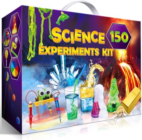 UNGLINGA 150 Experiments Science Kits for Kids Chemistry Lab S.T.E.MToys by UNGLINGA