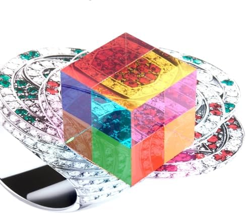 CMY Color Cube, 70mm Acrylic Prism for Home or Office Decoration - Image 3