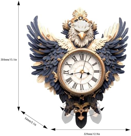 KAAYEE 3D Puzzles for Adults Eagle Clock Bird Wooden Puzzle DIY Craft - Image 3
