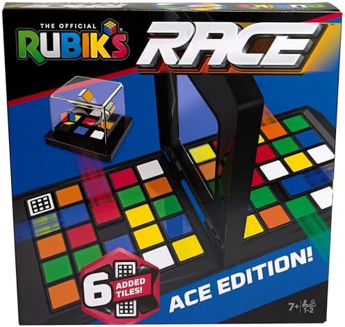 Rubik's Race Ace Edition Strategy Board Game & Brain Teaser Fidget Game by Rubiks