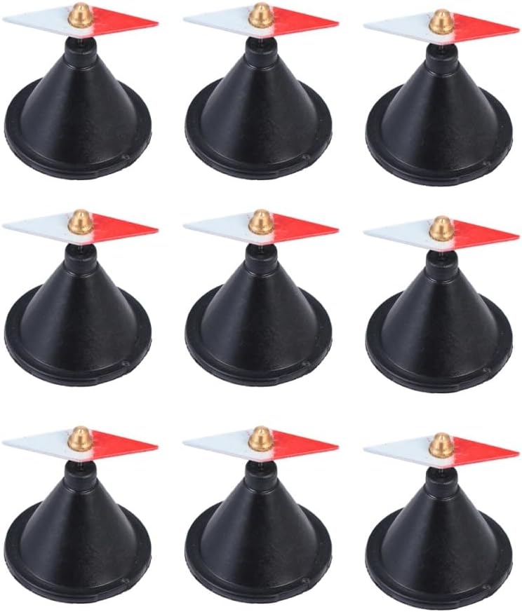 ULTECHNOVO Wing-Shaped Magnetic Needle Science Teaching Aid with Stand Magnetic Compass Needle Experimental Apparatus for Electromagnetic Induction Field Direction Stem Classroom 48 pcs by ULTECHNOVO