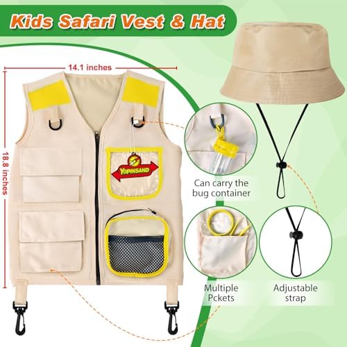 YOPINSAND Kids Explorer Kit & Bug Catcher Kit, Kids Outdoor Exploration Set - Image 2