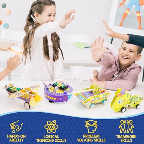 Kasfalci STEM Kits for Kids Age 8-10, STEM Toys for Boys Age 8-12, Science Experiments Robotics Engineering Projects Crafts Robot Building Activities for 6 7 8 9 10 11 12 13 14 Year Old Boys - Image 5