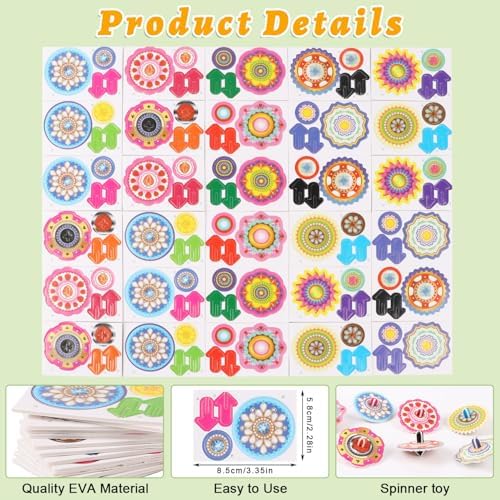 LOMIMOS 3D Cartoon Puzzle for Kids, 30 Pieces 3D Jigsaw Gyroscope Montessori Toys Creative Learning Model Paper Puzzle Game for Xmas Art DIY Craft Gift Decor Classroom Prize Party Favor - Image 3