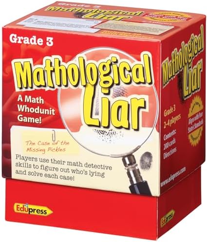 Edupress (EP-3396 Mathological Liar Game, Grade 3 by TeacherCreatedResourcesOS