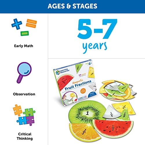 Learning Resources Magnetic Fruit Fractions - Image 6