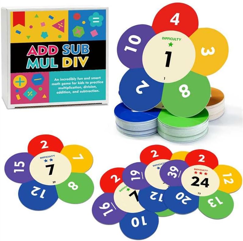 Fun Math Game to Practice Multiplication, Division, Addition & Subtraction by NONSOMPLE