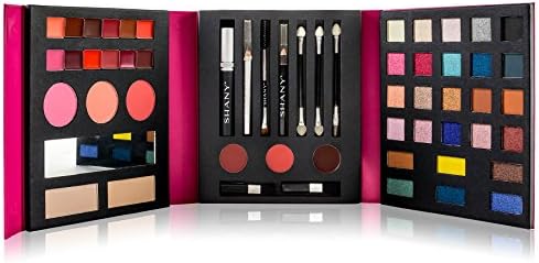 SHANY Original Beauty Book Makeup Set All in one Travel Make up Kit - 35 Colors Eyeshadow, Eye brow, blushes, powder palette, Lip Colors, Eyeliner pens & Cosmetics Mirror - Gift Set - Image 2