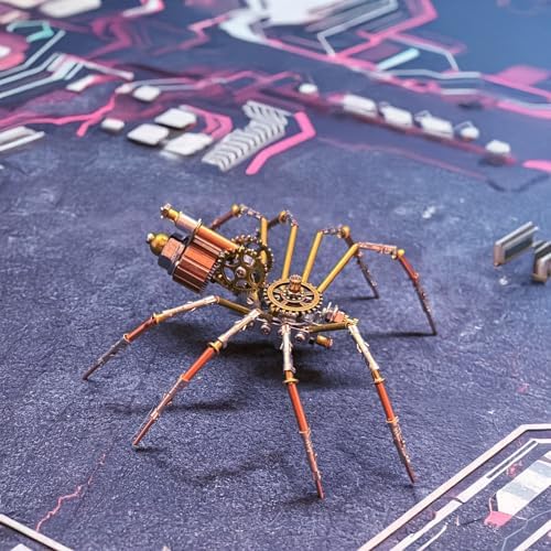 Mechanical Insect Bug Spider Sculpture, Metal Model Kits, Adult Hobby Kits for Men,Arts & Crafts,DIY Projects Metal Building Mens Birthday Gift, Fun (Mechanical Spider C) - Image 3
