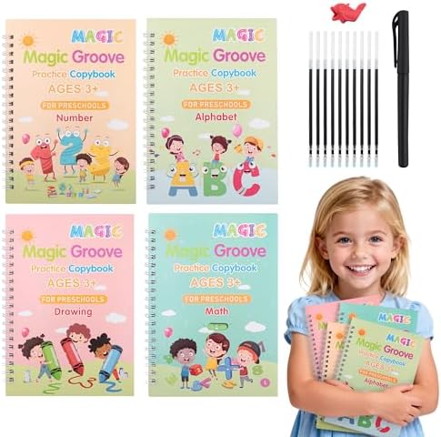 Magic Grooved Writing Practice Books for Kids 3-8 - Image 2