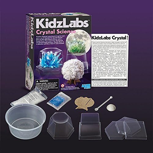 4M Kidzlabs Crystal Science Kit - DIY STEM Toys Lab Experiment, Educational Gift for Kids & Teens - Image 2