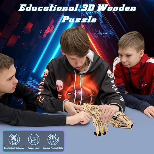 Mechanical Claw Model Kit, 3D Wooden ClawBot Puzzle for Adults and Teens - Image 5