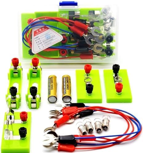 Professional Electromagnetic Circuit Experiment Kit, DIY Electricity Test Set for Physics Scientific Exploration & Educational Models by Unknown