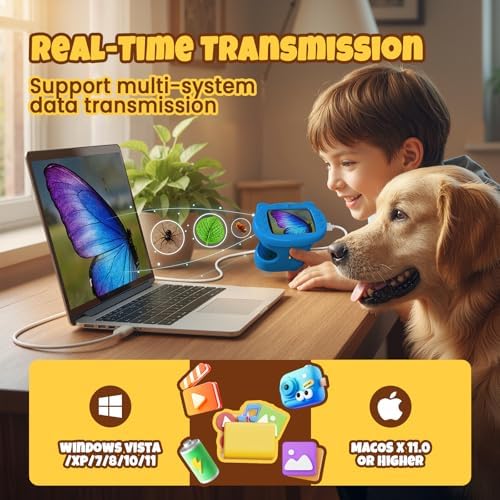 Handheld Digital Mini Microscope for Kids: 1000X 4K 2.4" Microscopes Toys - Image 5