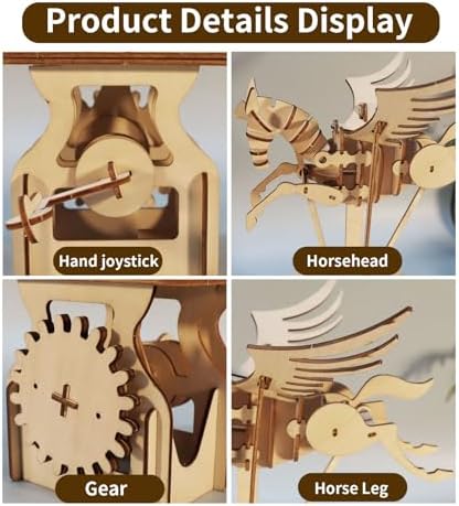 Music Park 3D Wooden Puzzle, Pegasus - Image 4