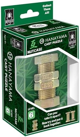 BePuzzled | Nutcase Hanayama Metal Brainteaser Puzzle Mensa Rated Level 6, for Ages 12 and Up - Image 6